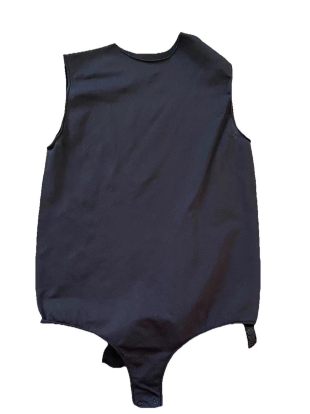 SKIMS Black Sleeveless Scoop-Neck Bodysuit